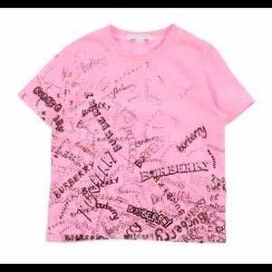 Burberry All Over T shirt Girls